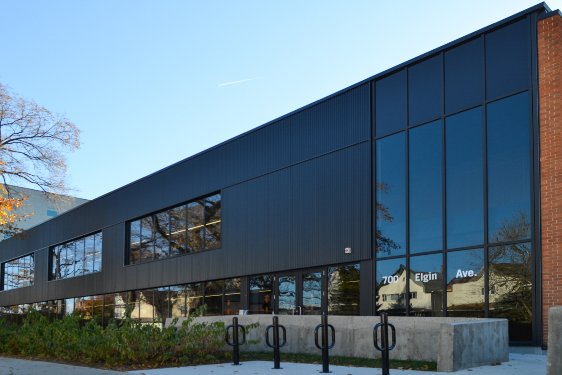 Front of building