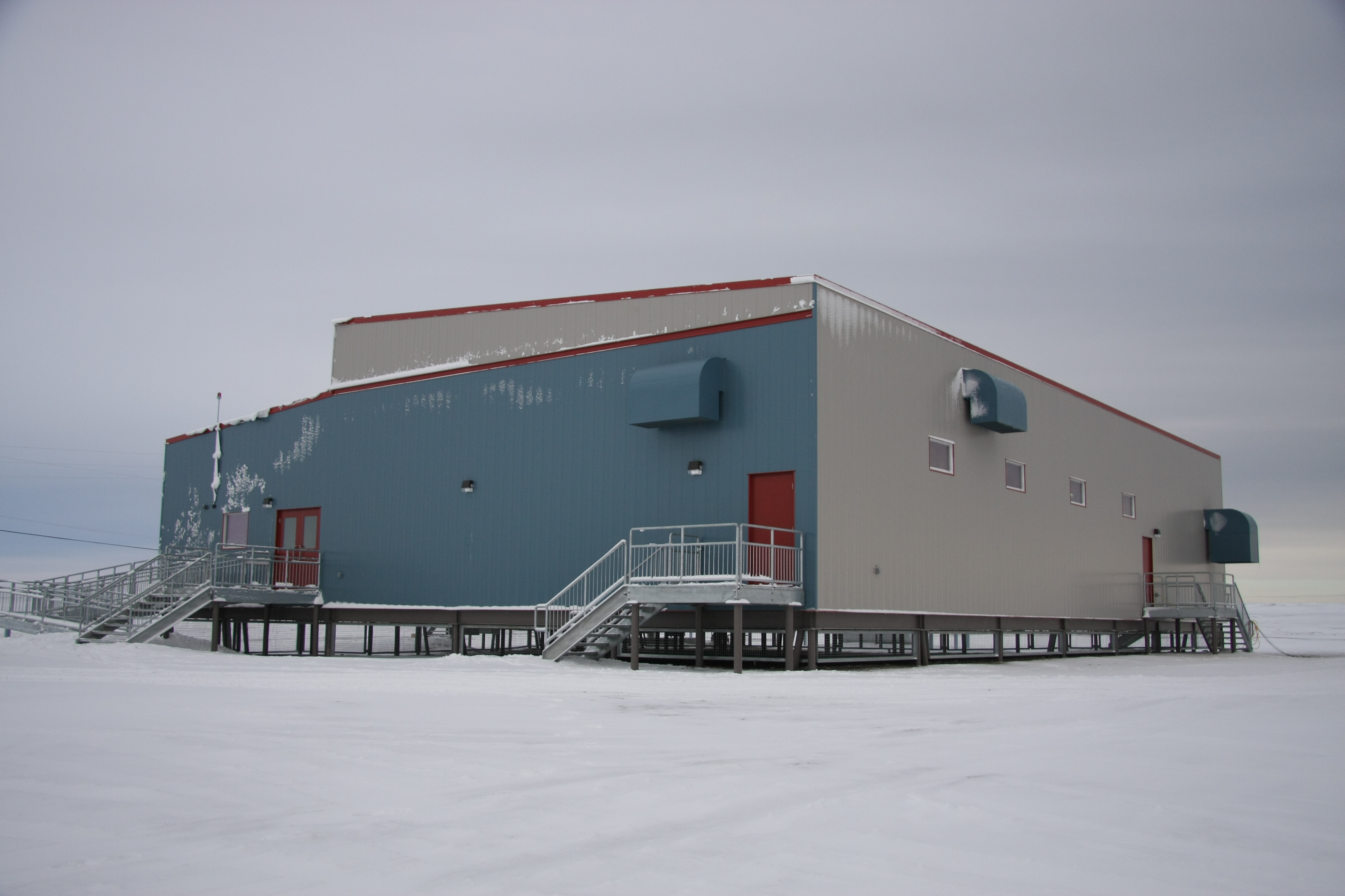 Back of building