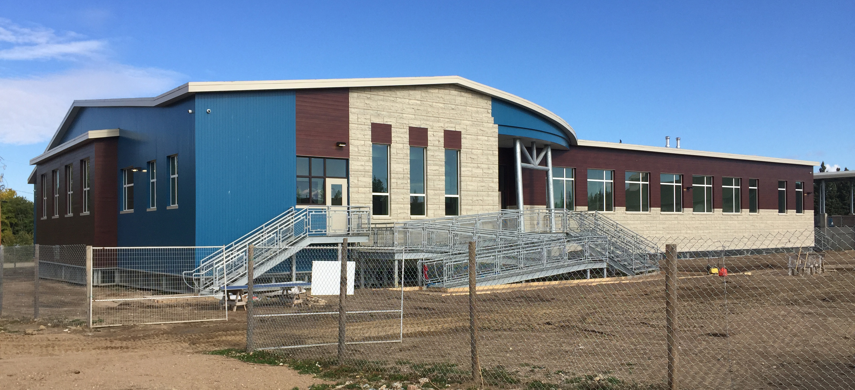 Front of building