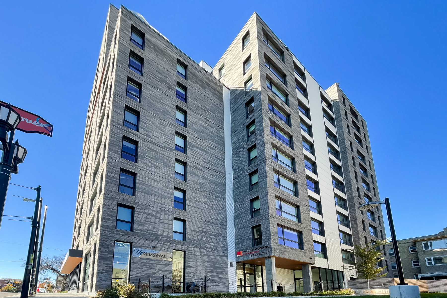 Front of building