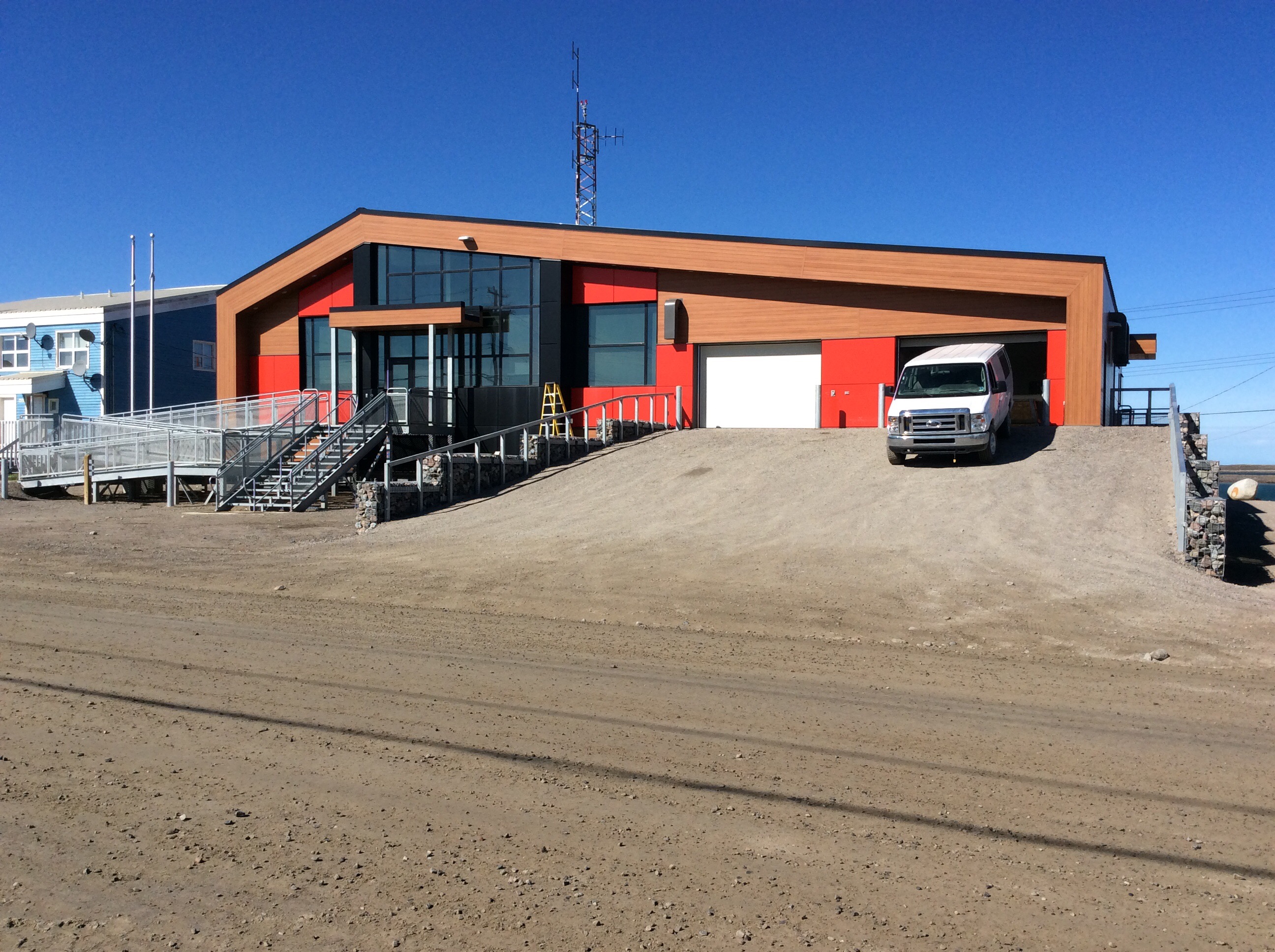 Front of building